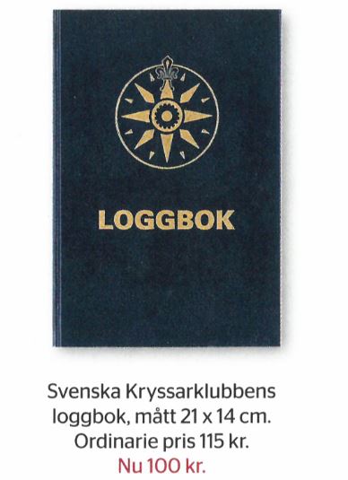 Loggbok från Svenska Kryssarklubben