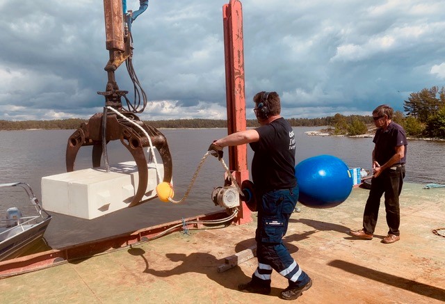 SXK bojar läggs i Vänern