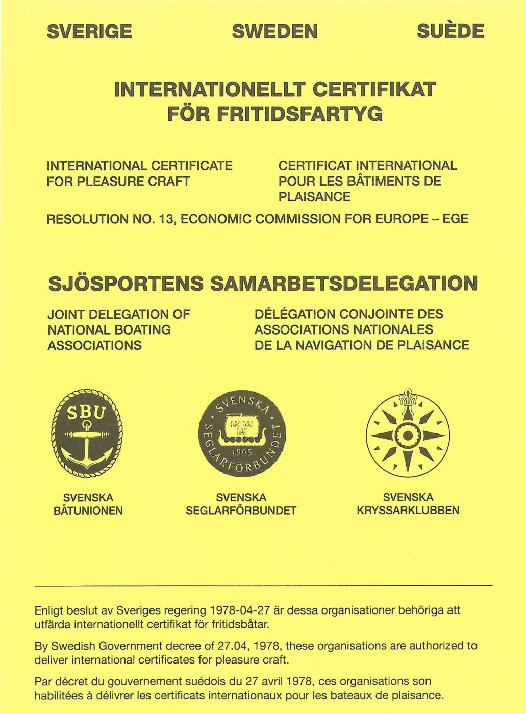 international certificate