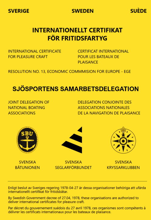 internationellt certifikat