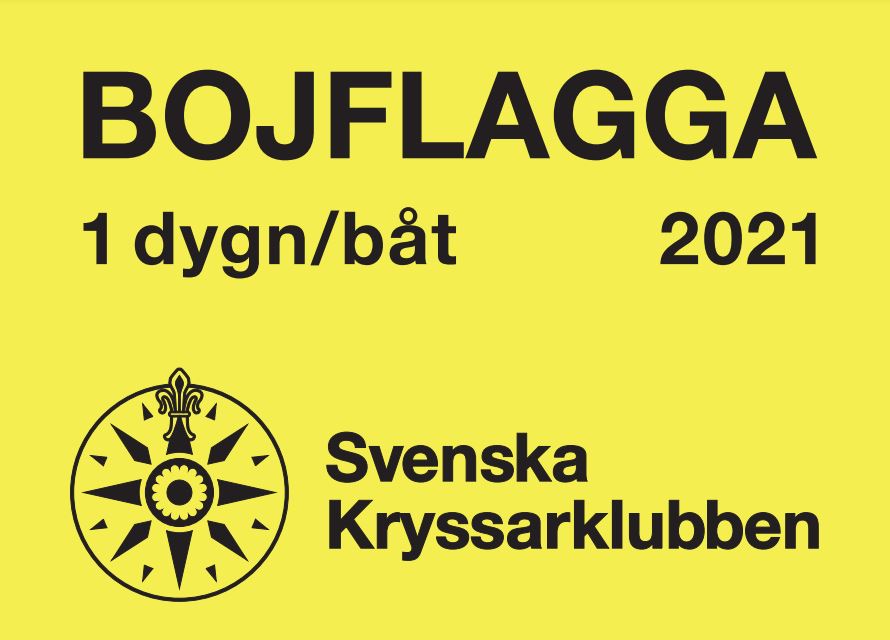 Svenska Kryssarklubbens bojflagga 2021